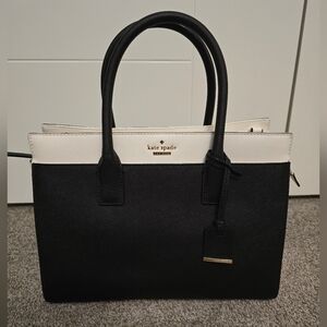 Kate Spade Black and White Handbag - never used
